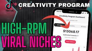 High-RPM Niches To Make $10,000 in the TikTok Creativity Program FAST