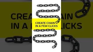 Flexible CHAIN in a few clicks in 3ds MAX!