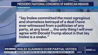 Washington Gov. Jay Inslee slammed over partial vetoes