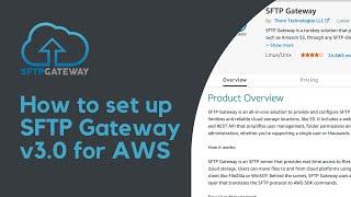 How to set up SFTP Gateway v3 for AWS