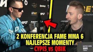 CYPIS vs QBIK - Najlepsze momenty 2 Konferencja FAME MMA 6 