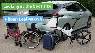 How much boot space is in the Nissan Leaf 40kWh?