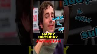 happy birthday to you|zachary Levi|birthday spell|interview|singing|9/29|birthday ritual| #shorts