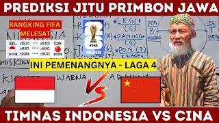 INI PEMENANGNYAINDONESIA VS CINA KUALIFIKASI PIALA DUNIA 2026 ZONA ASIA-PREDIKSI TIMNAS