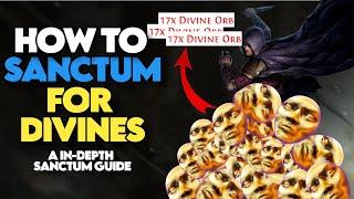 In Depth SANCTUM GUIDE // BEST Relics to Find DIVINES // Path of Exile 3.25 // Hexblast Build