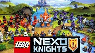 LEGO Nexo Knights минифигурки коллекция обзор