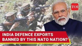 NATO Nation Friends With Russia Bans Defence Exports To India? New Delhi Responds | Watch