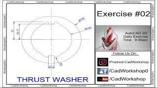 AutoCAD Exercise: 02 || Step by Step