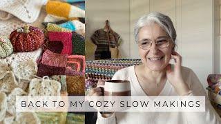 Back to My Cozy Slow Makings Routine: Cooking, Knitting & Crochet | VLOG