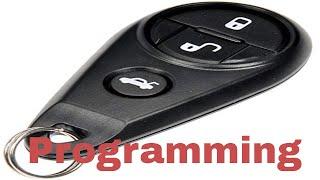 Subaru Keyless Remote Programming Instructions w Scan Tool.