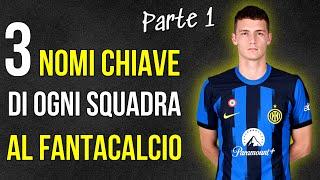 3 NOMI CHIAVE al FANTACALCIO di TUTTE Le SQUADRE - Guida e Consigli per l'ASTA 2024/25 - Ep. 07