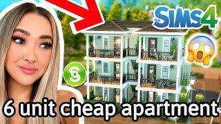 building a cheap student apartment in Copperdale in the Sims 4: For Rent Build Series Episode 14