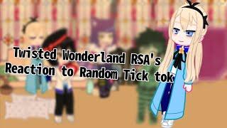 •|Реакция Twisted-Wonderland RSA на рандом тик-ток|•