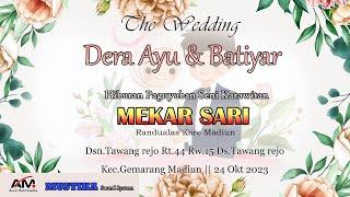 LIVE Karawitan MEKAR SARI | Wedding "DERRA & BATIYAR" | Tawang rejo Gemarang Madiun 24 Okt 2023