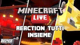 IL RITORNO! MINECON 2020 REACTION TUTTI INSIEME w/Biosphere Studios