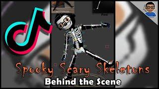 Spooky, Scary Skeletons Tik Tok  Dance | Behind the scene