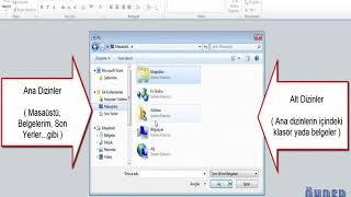 Önder Bilgisayar Kursu - Word Eğitimi - Word  Farklı Kaydet