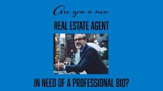 Bio for New Real Estate Agents - Tips & Samples