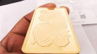 Pamp Suisse Lady Fortuna 5 oz Gold Bar In Assay Purity 999.9 (155.5g)