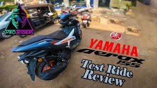 Yamaha Aerox 155cc Test Ride Review | Genuine review | 4k | #motovlog #testride #rider #new #yamaha