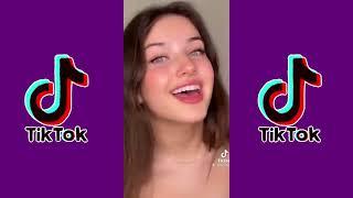 Tiktok try not to look down challenge! Hot Girls!