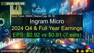 Ingram Micro (INGM|$5.1B) - 2024 Q4 & Full Year Earnings Analysis