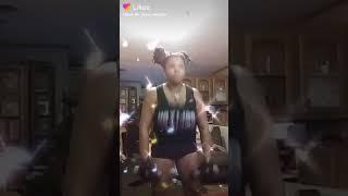 BBW russian squats