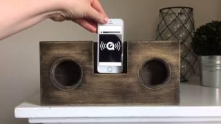 DIY Wooden Phone Amplifier/Speaker (no cord or batteries needed)