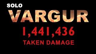 Solo vargur 1,441,436 tanked damage VS fleet // Eve online PVP