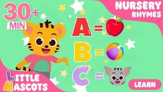 ABC Song + Colors Of The Rainbow + More Little Mascots Nursery Rhymes & Kids Songs