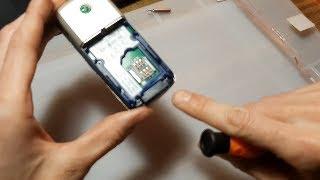 Старенький Sony Ericsson T230 2003г. разборка