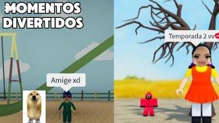 EL JUEGO DEL CALAMAR PERO CON MOMENTOS DIVERTIDOS (ROBLOX) con ‎@Blak_-89//devore