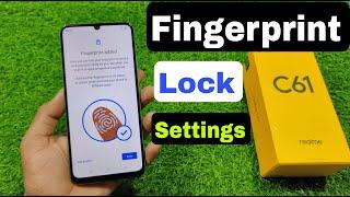 Realme C61 me Fingerprint Lock Kaise Lagaye | How To Set Fingerprint Lock in Realme C61