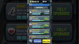 Fully Upgraded all powerups after jackpot in Angry Gran Run