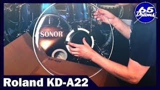 Roland KD-A22 Kick Drum Conversion Unboxing And Play-through