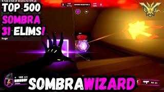 SOMBRA NERFED! SOMBRA WIZARD TOP 500 SOMBRA GAMEPLAY  OVERWATCH 2  SEASON 13