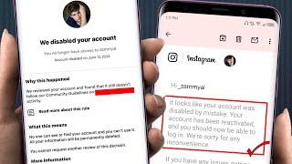 How to Recover a Disabled Instagram Account 2024 | Your Account has been Disabled Instagram Solution