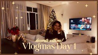 Vlogmas Day 1 - Tree Decorating and Advent Calendars ️ | Ash Edward