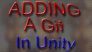 How to add a Gif in Unity 3D