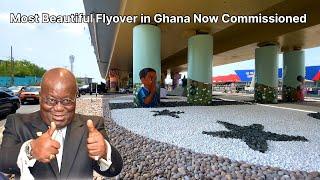 Nana Akufo-Addo has Finally Commissioned Flowerpot Interchange | East Legon to Spintex Flyover