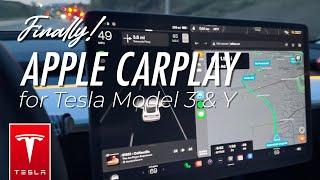 How to get Apple CarPlay for your Tesla Model 3 & Y Center Touchscreen Display! #2024 #tesla #model3