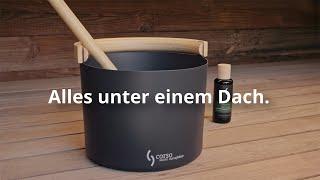 Außensauna mit Dusche und Ruheraum: alles unter einem Dach.