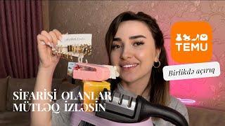 Temu sifarişlərim gəldi | Çatdırılmanı necə etdilər? | Neçə günə gəlir? | Məhsullar keyfiyyətlidir ?