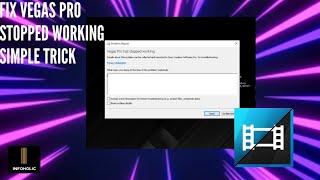 FIX SONY VEGAS PRO STOPPED WORKING