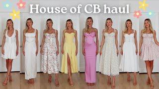 $2,500 DRESS TRY ON HAUL | House of CB spring 24'