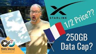 Starlink for 1/2 Price with 250GB Data Cap? France Data Plan Experiment Underway