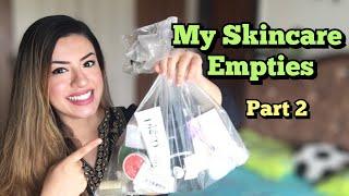 Skincare Empties + Mini Reviews PART 2 | #Crueltyfree Skincare Combination Skin || Preiti Bhamra