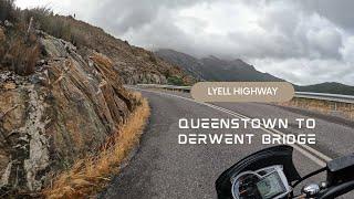 Lyell Highway. Queenstown to Derwent bridge - A Solo Motorcycle Journey