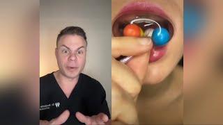 Orthodontist Reacts! ASMR Foods VS Braces! #shorts