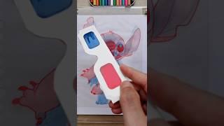 Stitch Battle! Movie vs Cartoon #drawing #art #3Dglasses #disney